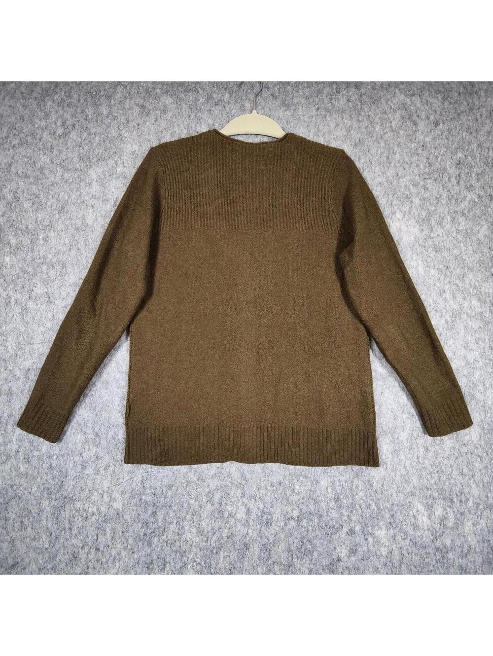 Madewell Olive Brown Wool \University Cardigan - Medium - Picture 2 of 8